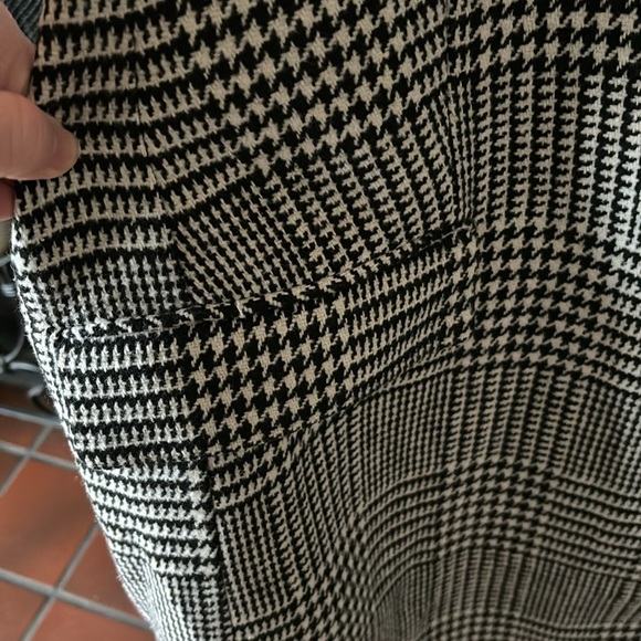 Womens Plus Size Maurice’s PeaCoat, 1X, Houndstooth - Picture 3 of 9